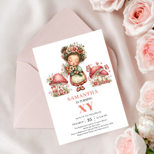 Fée de l'Harmonie 3ème Anniversaire Invitation Flo