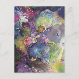 Fee der Blume*** Postkarte