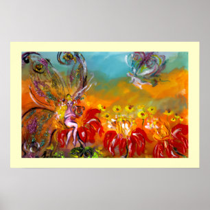 FEE DER ROTEN BLUMEN POSTER
