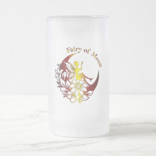 Fee des Mondbierglases Mattglas Bierglas