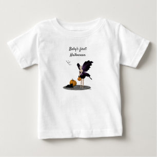 Fée d'Halloween avec T-shirt bébé Citrouille