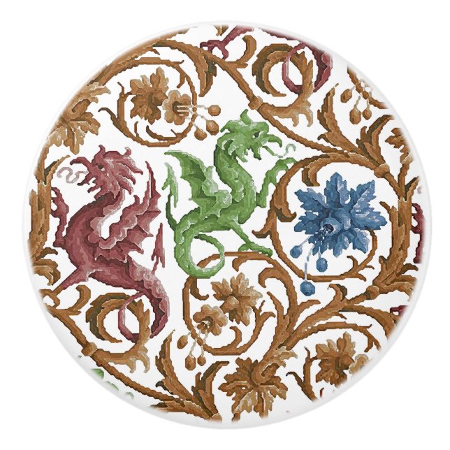 Fee Dragons Keramik Knoblauch Keramikknauf (Vorderseite)