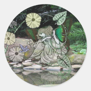 Fee durch das Water2 Runder Aufkleber