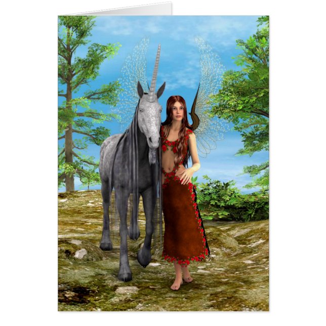 Fée et licorne (Devant)