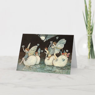 Fee, Fairy, Fee Pagan Grußkarte Karte