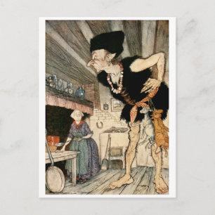 Fee-fi-fo-fum, ich rieche das Blut eines Engländer Postkarte