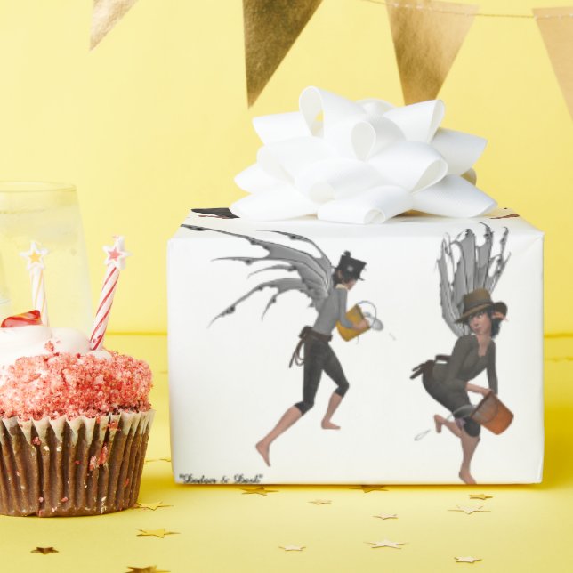 Fee für Twin Boy Rain Geschenkpapier (Geburtstagsparty)