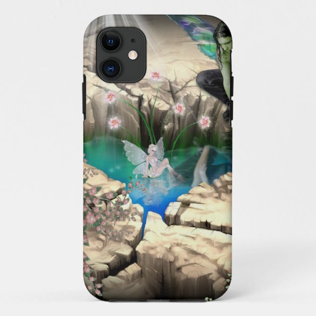 Fee im Elfenteich Case-Mate iPhone Hülle (Rückseite)