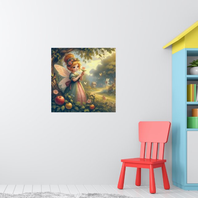 Fee im Garten Poster (Kinderzimmer 1)