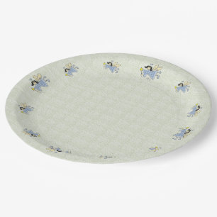 FEE in Blau Pappteller