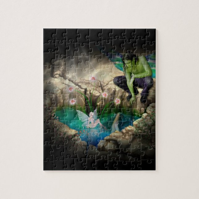 Fee in Elven Pond Vignette (Vertikal)