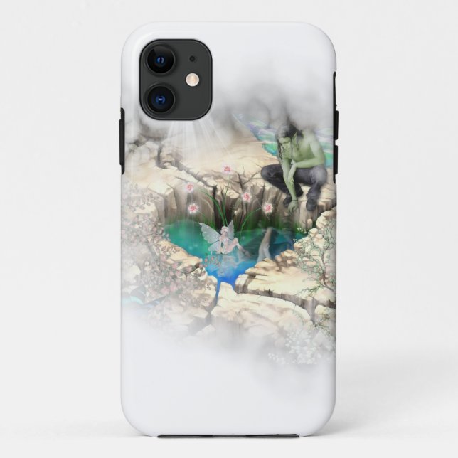 Fee in Elven Pond Vignette Case-Mate iPhone Hülle (Rückseite)