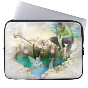 Fee in Elven Pond Vignette Laptopschutzhülle