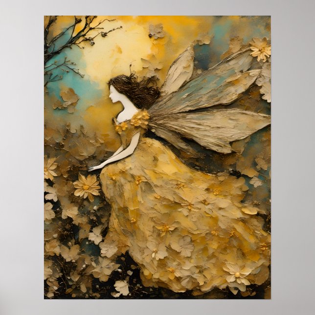 Fee in Gelb Poster (Vorne)