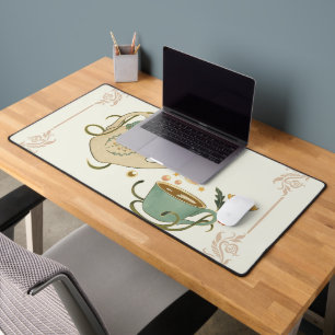 Fee Inspiriert Design, Grafikkunst, Tea Time Schreibtischunterlage