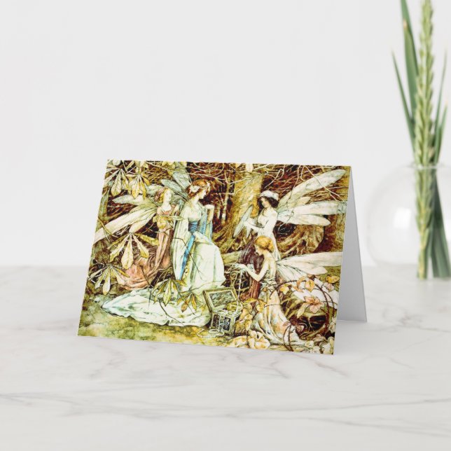 Fee Jewels Geburtstag Karte (Vorderseite)