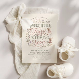 Fée Magique Douce Invitation pour Baby Shower