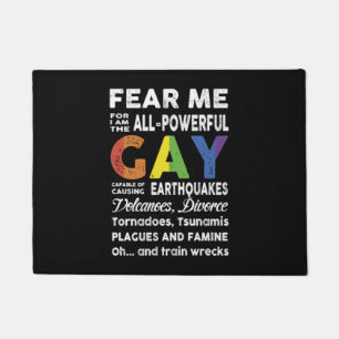 Fee Me I Be Gay Flag Geschenk lgbt Fußmatte