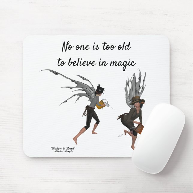 Fee mit zwei Boy Rain Mousepad (Mit Mouse)