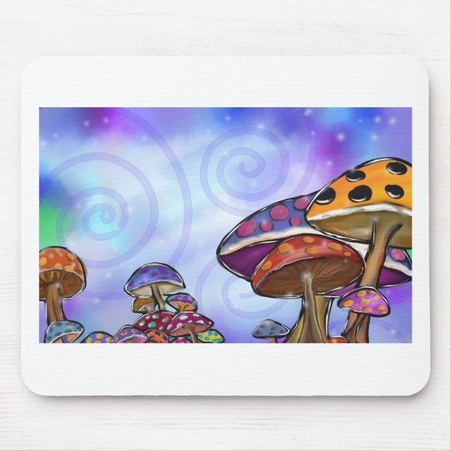 Fee Mushroom Art Mousepad (Vorne)
