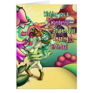 Fée noire belle anniversaire