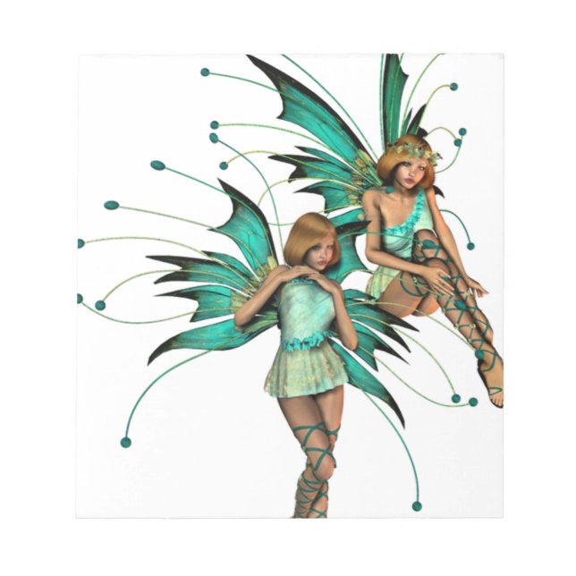 Fee Pair Notepad Notizblock (Vorderseite)