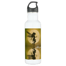 Fee reflektieren Wasserflasche