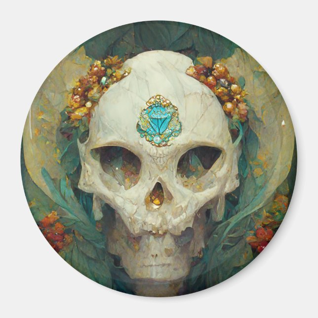 Fee Skull Fantasy Magnet (Vorne)