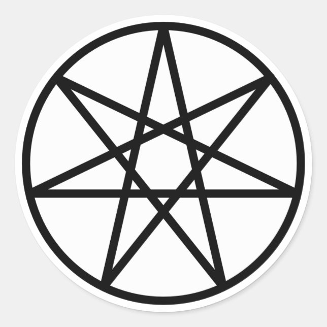 Fee Star Runder Aufkleber (Vorderseite)