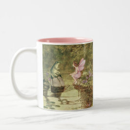 Fee-und Frosch-Kaffee-Tasse Zweifarbige Tasse