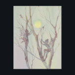 FEE VON SHARON SHARPE POSTKARTE<br><div class="desc">FEE von SHARON SHARPE aus einer originalen Aquarellfarbe</div>