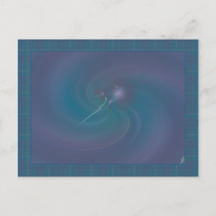 Fee Wand Abstrakte Kunst Postkarte