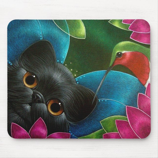FEECAT u. KOLIBRI Mousepad (Vorne)