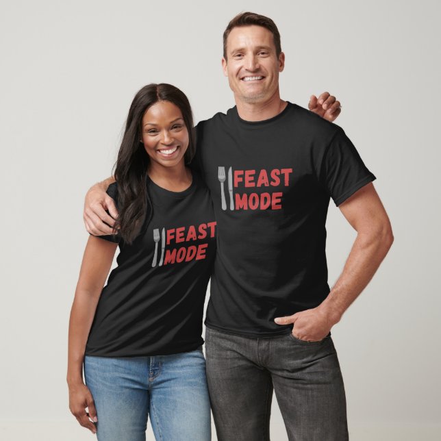 Feed Mode Feinschmecker Word Art und Weise T-Shirt (Unisex)