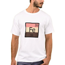 Feedee Fer Fe Table Périodique T-shirt Feedist
