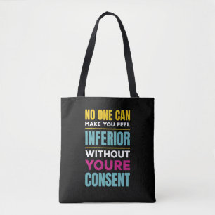 Feel Inferior Eleanor Roosevelt Women's Rights Tasche