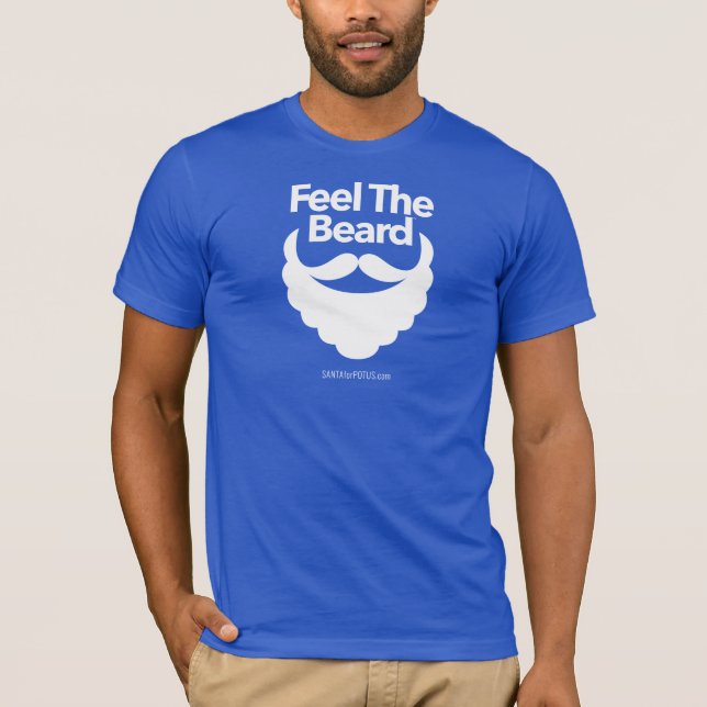 "Feel the Beard" unisex Bella Leinwand tee (Vorderseite)
