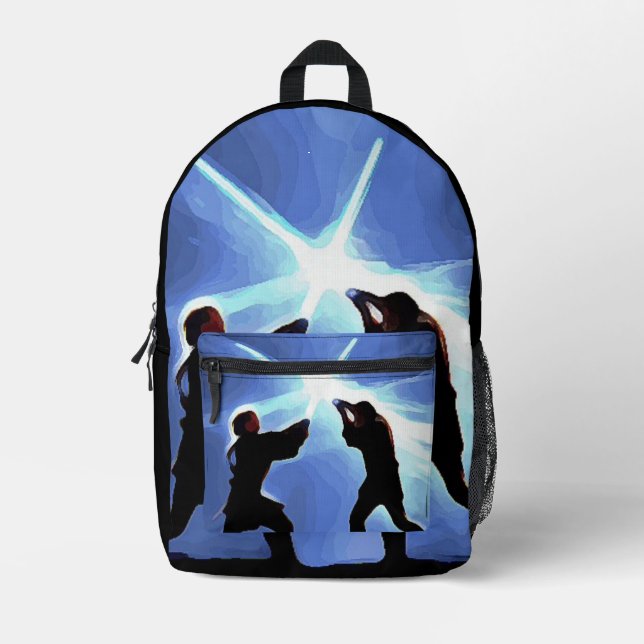 Feel the Force Bedruckter Rucksack (Vorderseite)