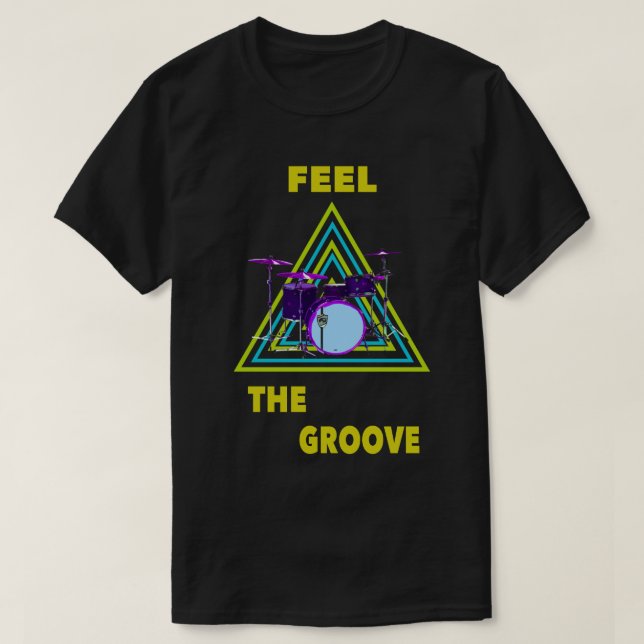 FEEL THE GROOVE T-Shirt (Design vorne)