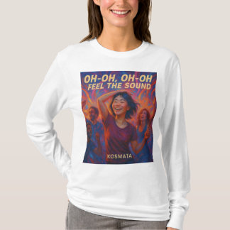 Feel the Sound - Langarmshirt Damen T-Shirt