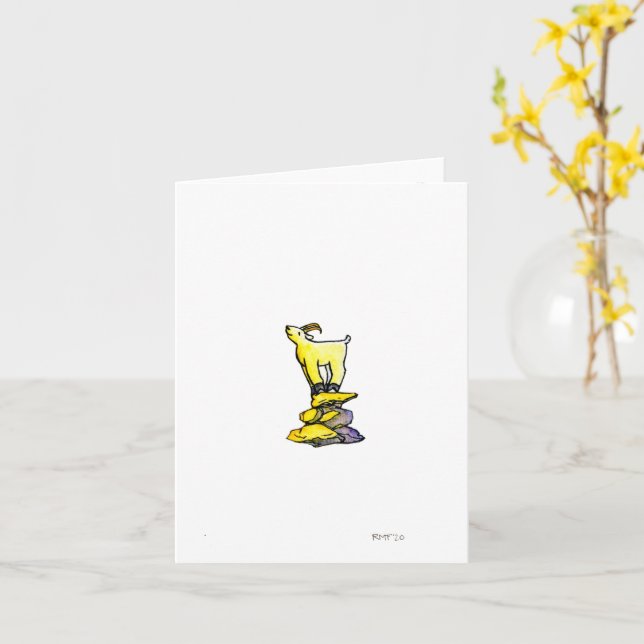"Feel the Sun", leere Grußkarte Karte (Gelbe Blume)