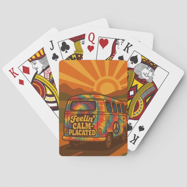 Feelin’ Calm-Placated Playing Cards Spielkarten (Rückseite)