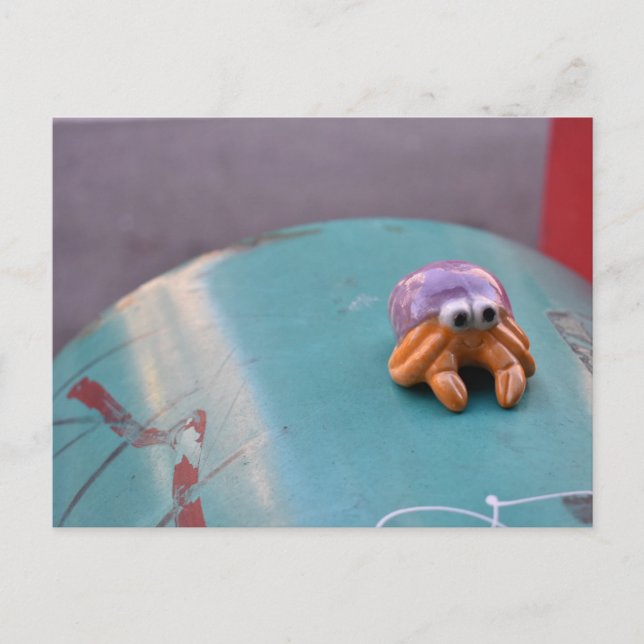 Feelin' Crabby Crab NYC Urban Street Fotografy Postkarte (Vorderseite)