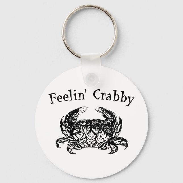 Feelin' Crabby Schlüsselanhänger (Vorderseite)