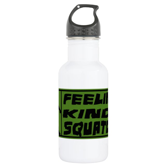 Feelin ein bisschen Squatchy Trinkflasche (Vorderseite)