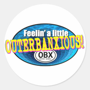 Feelin ein kleines OBX Runder Aufkleber