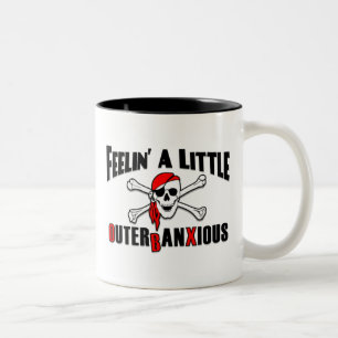 Feelin' eine kleine auterbanxiöse Pirate OBX-Tasse Zweifarbige Tasse