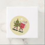 Feelin Jolly Christmas Tree Kaffee Lover Winter Geschenkanhänger<br><div class="desc">Feelin Jolly Christmas Tree Kaffee Lover Winter</div>