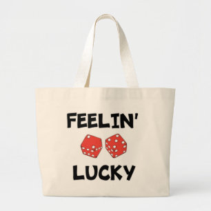"FEELIN' LUCKY DICE JUMBO STOFFBEUTEL