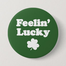 Feelin' Lucky Kleeblatt Button